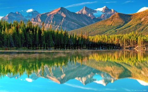 2豆汁儿一种具有独特口味的传统饮品